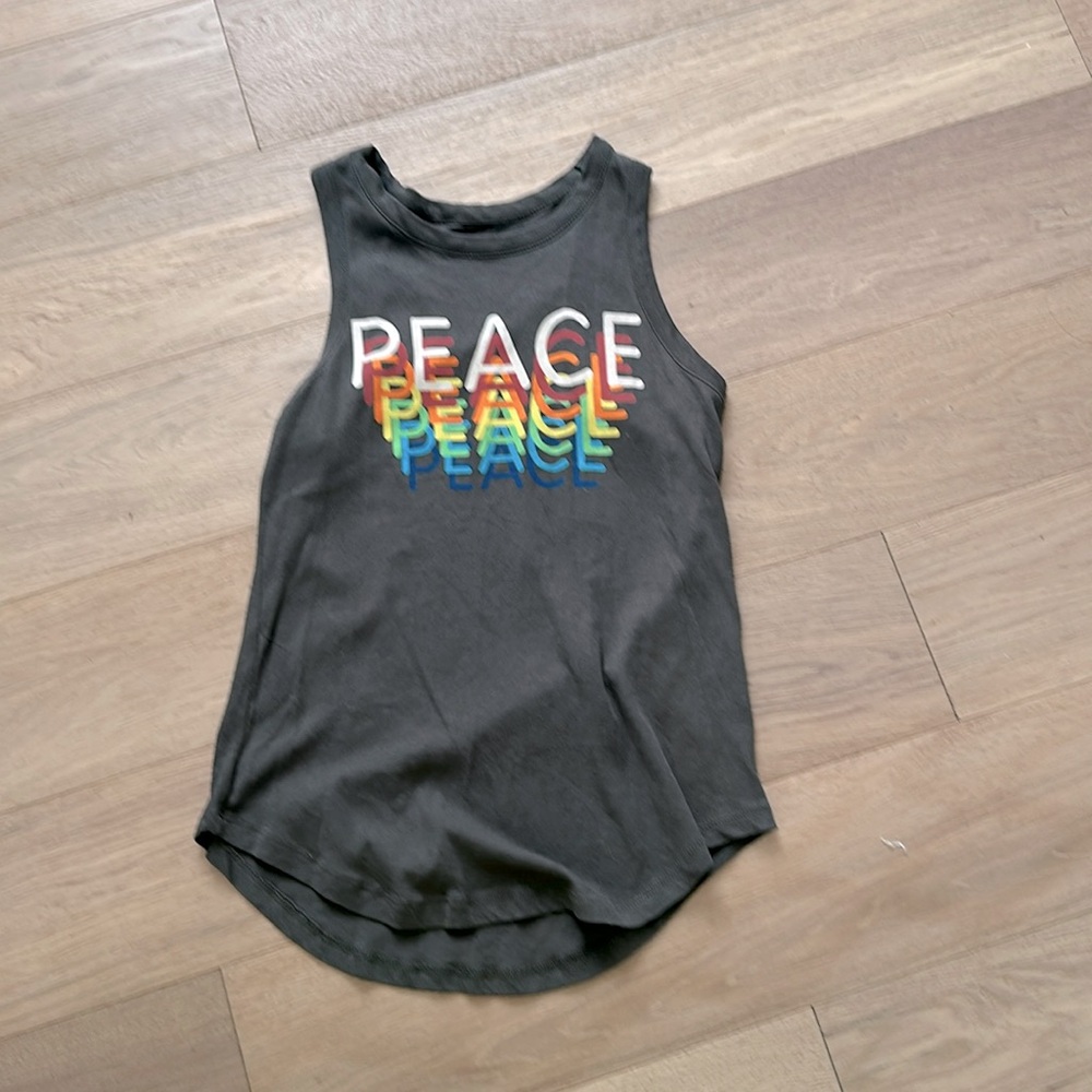 Chaser Rainbow Peace Tank Top S